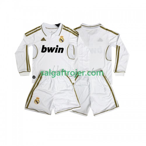 Real Madrid 2011 2012 Fodboldtrøjer Børn Retro Hjemmebanesæt Langærmet Real Madrid 2011 2012 Fodboldtrøjer Børn Retro Hjemmebanesæt Langærmet
